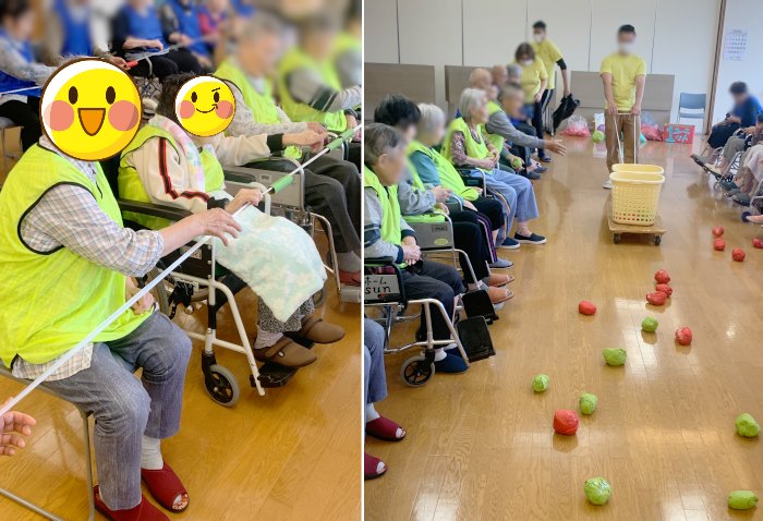 グループホームの運動会、石川県