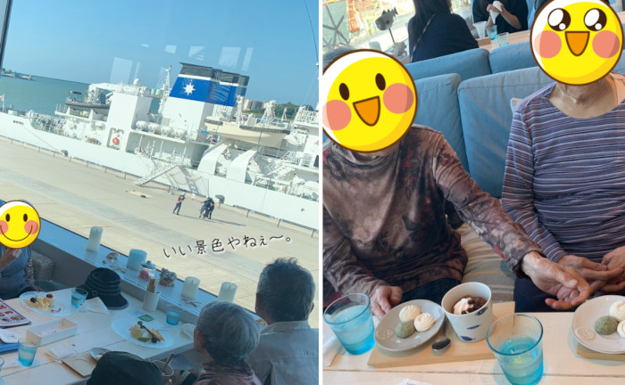 金沢港クルーズターミナルでの様子