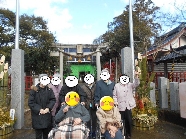 グループホーム１・２・Sunのお正月の様子 