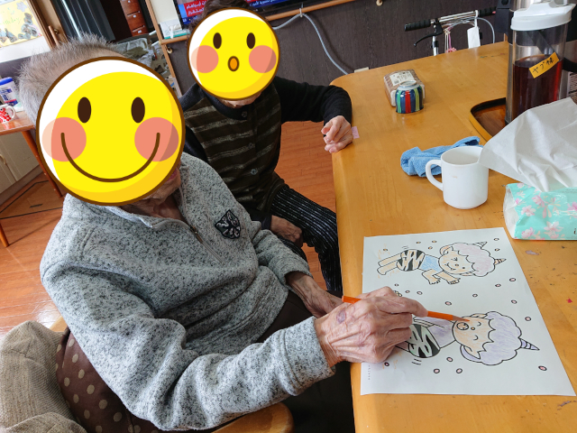 グループホームの節分